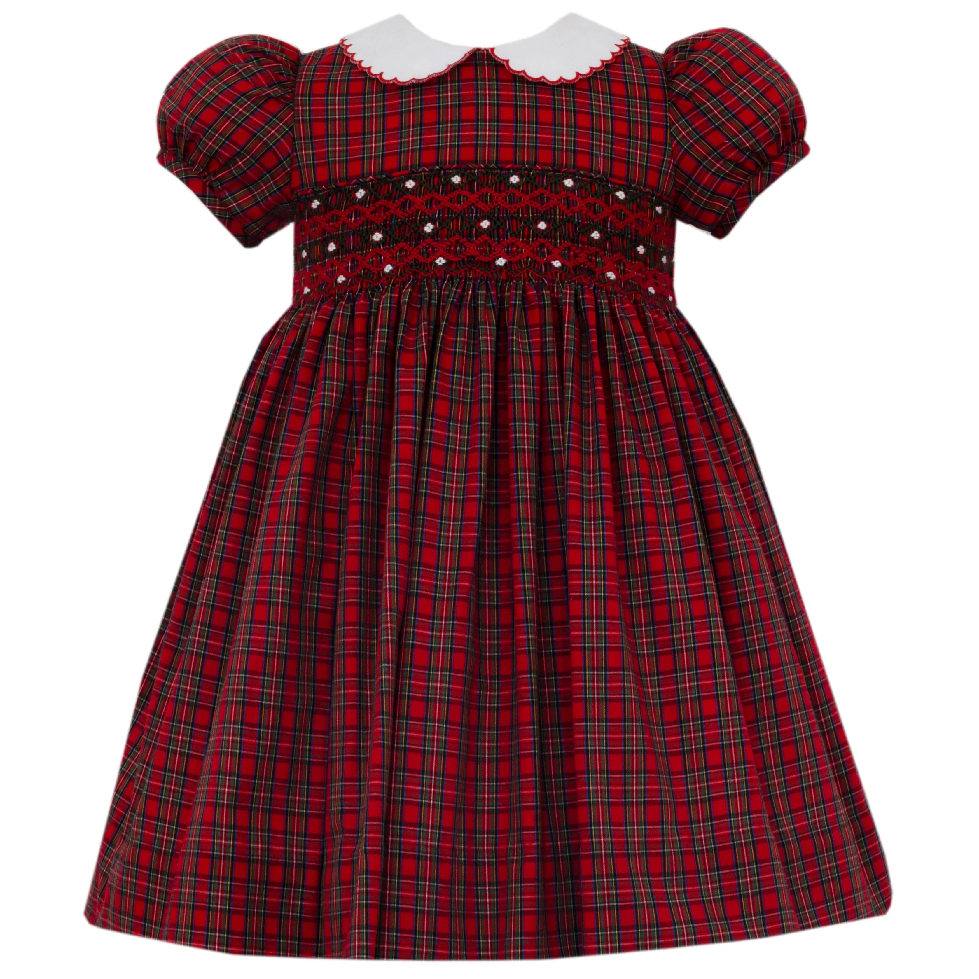 ANAVINI : DIANA - RED PLAIN FLOAT W/WHITE COLLAR