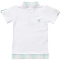 SAL & PIMENTA : Blue Gingham Boy polo