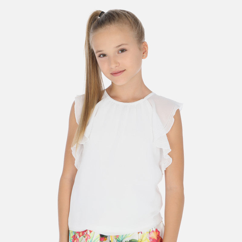 MAYORAL: Mesh Shoulder Top