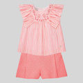 PAZ RODRIGUEZ : GIRLS PINK SHORT SET