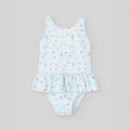 PAZ RODRIGUEZ: “BANO V25” Mint Sea Horse Girls Swimsuit