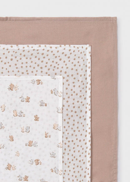 MAYORAL: 3 PIECE BURP BIBS