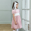 SAL&PIMENTA: Blush Velvet Dress