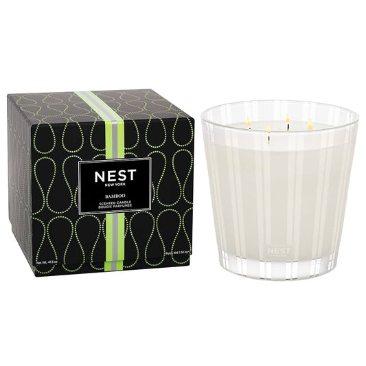 NEST: Luxury Four Wick Candle Bamboo