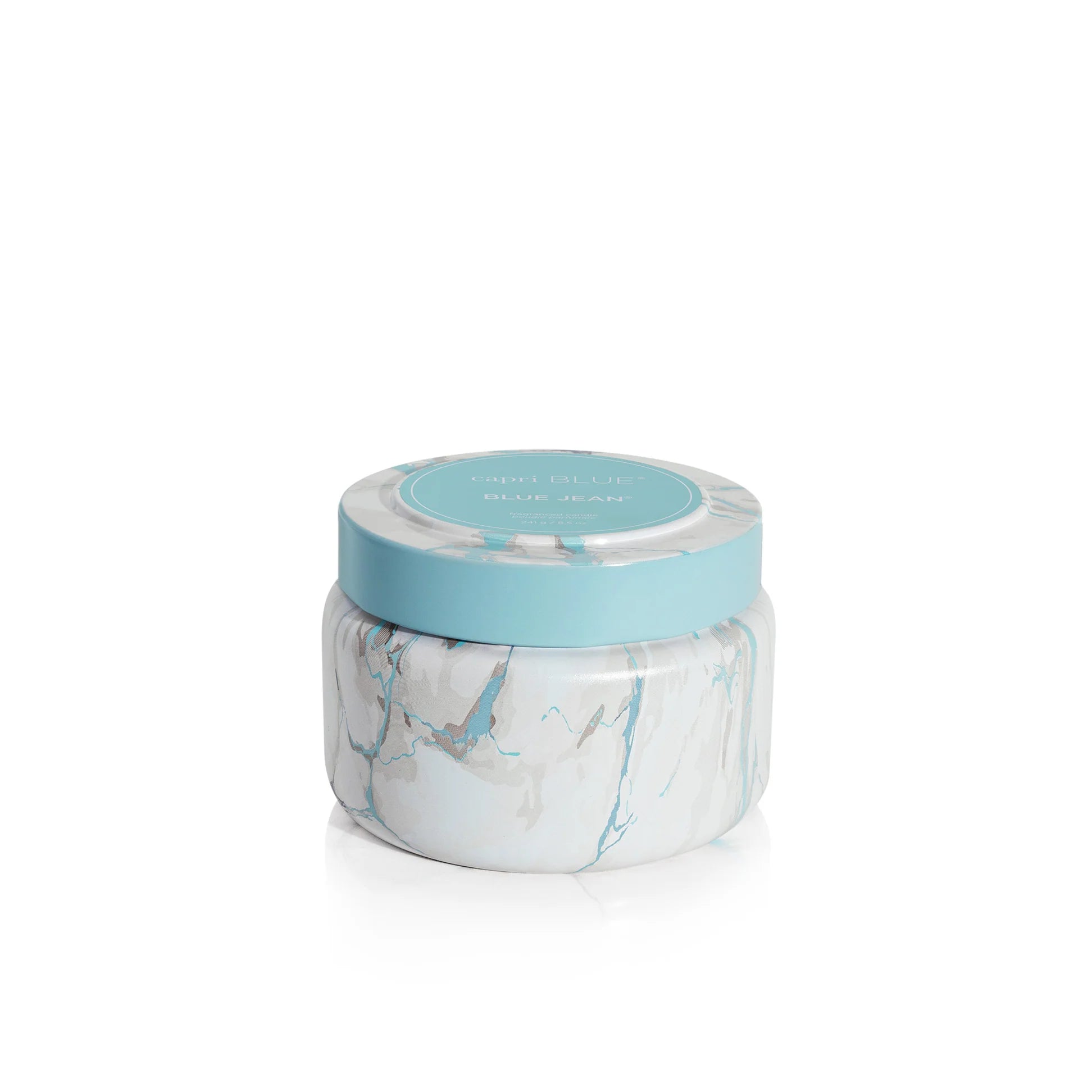 CAPRI BLUE: MODERN MARBLE TRAVEL TIN