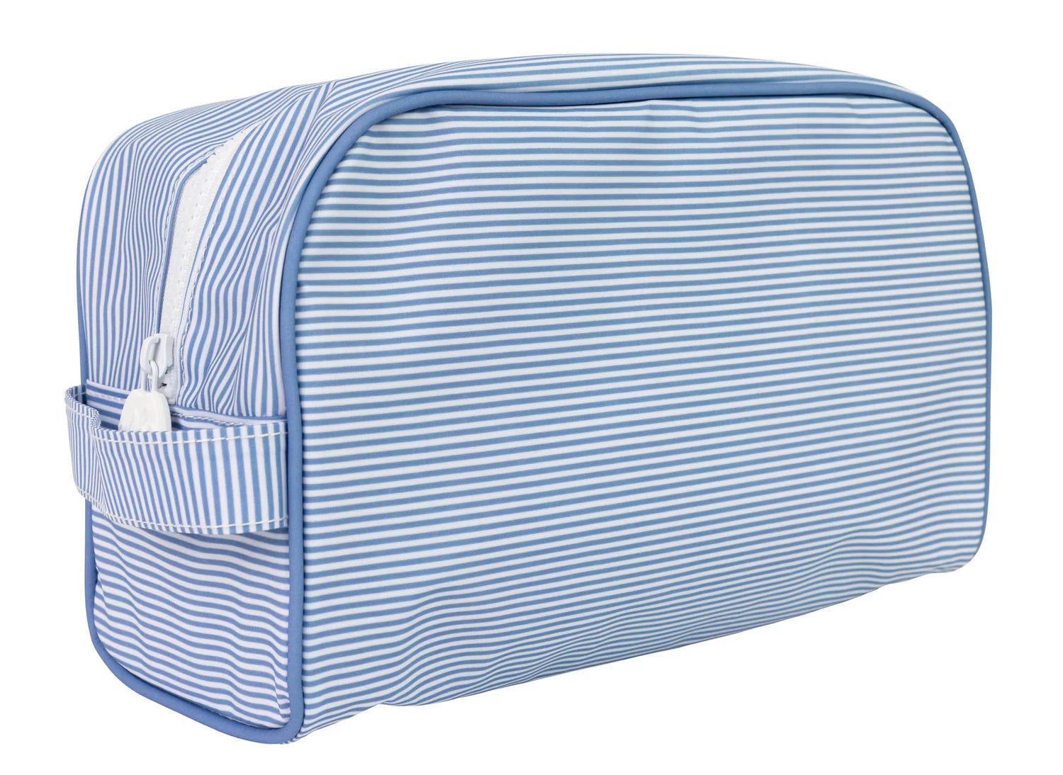 APPLE OF MY ISLA: THE DOPP KIT-NAVY MINI STRIPE