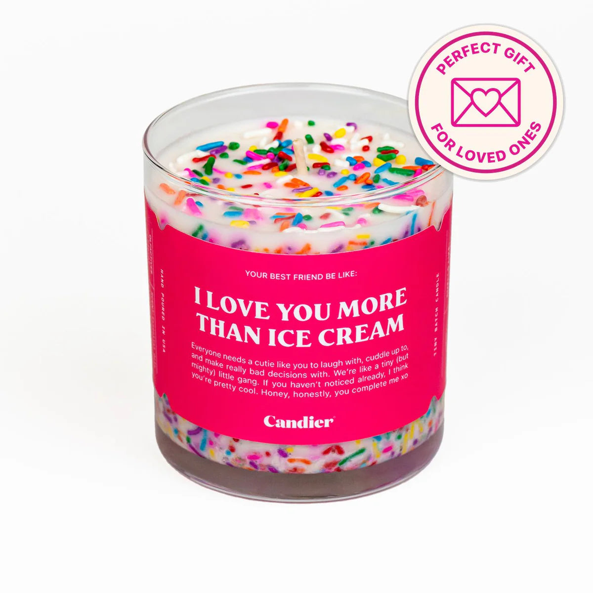 CANDIER: I LOVE YOU MORE THAN ICE CREAM CANDLE