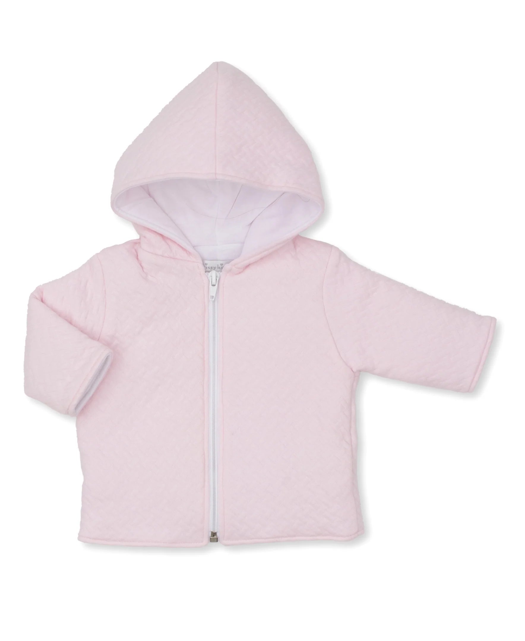 KISSY KISSY: Jacquard Padded Zip Jacket