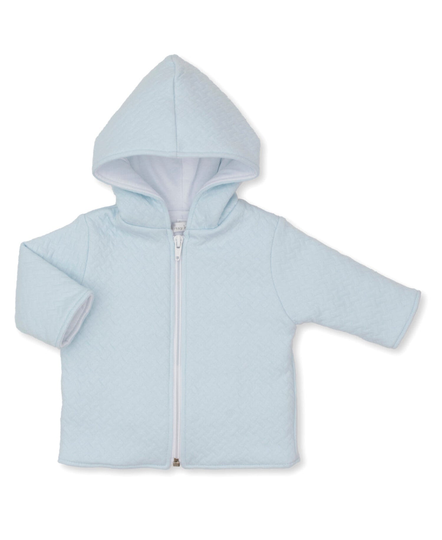 KISSY KISSY: Jacquard Padded Zip Jacket