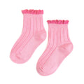 LITTLE STOCKING CO: BLOSSOM FRILL MIDI SOCKS
