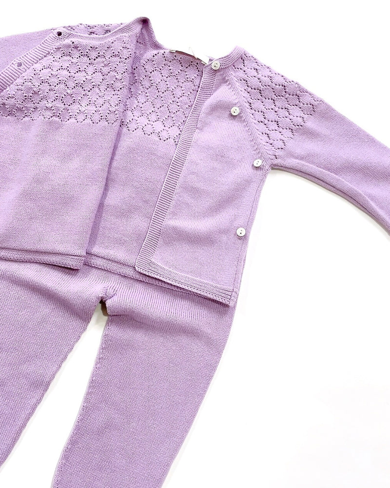 MARTIN ARANDA - LILAC KNIT 2 PC