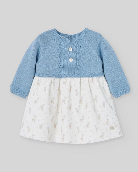 PAZ: KNIT NEWBORN DRESS “KOALA”