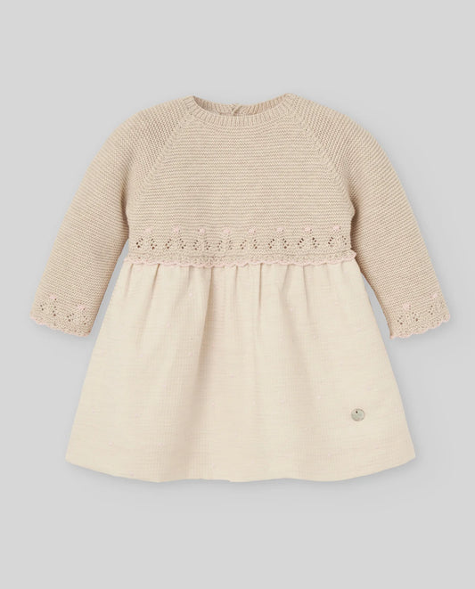 PAZ: KNIT NEWBORN DRESS “ALEGRIA”