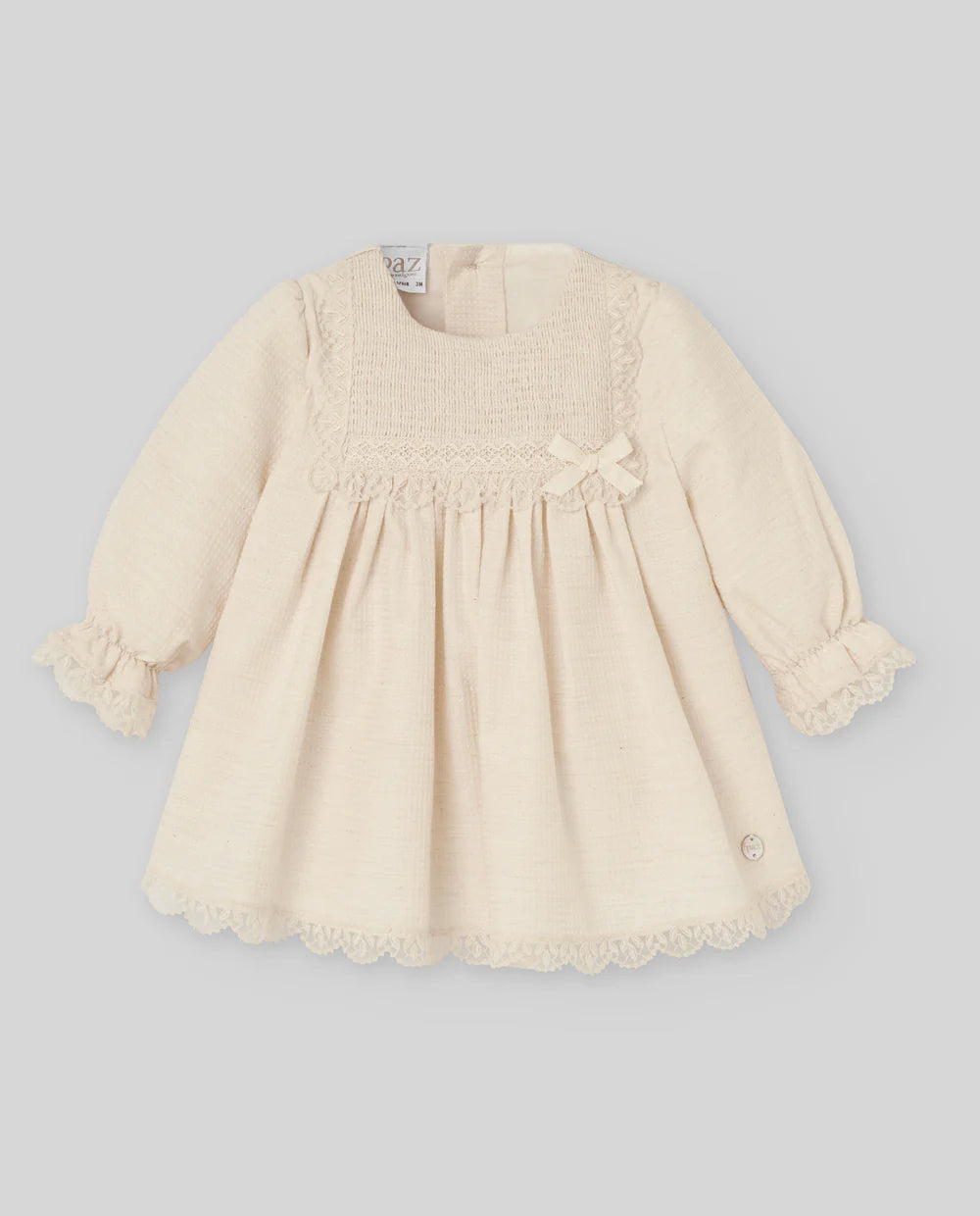 PAZ: WOVEN NEWBORN DRESS ”ALEGRIA”