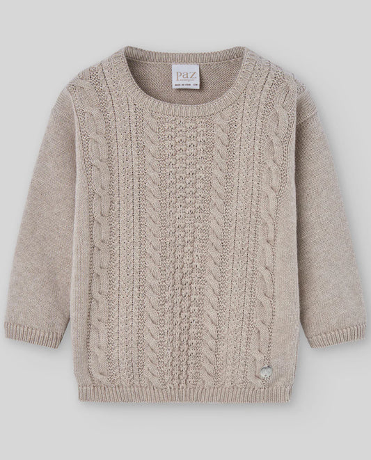 PAZ: NEWBORN KNIT PULLOVER “SETITAS”