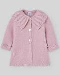 PAZ:INFANT GIRLS PINK KNIT COAT “ALEGRIA”