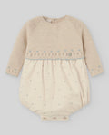 PAZ: KNIT NEWBORN ROMPER “ALEGRIA”