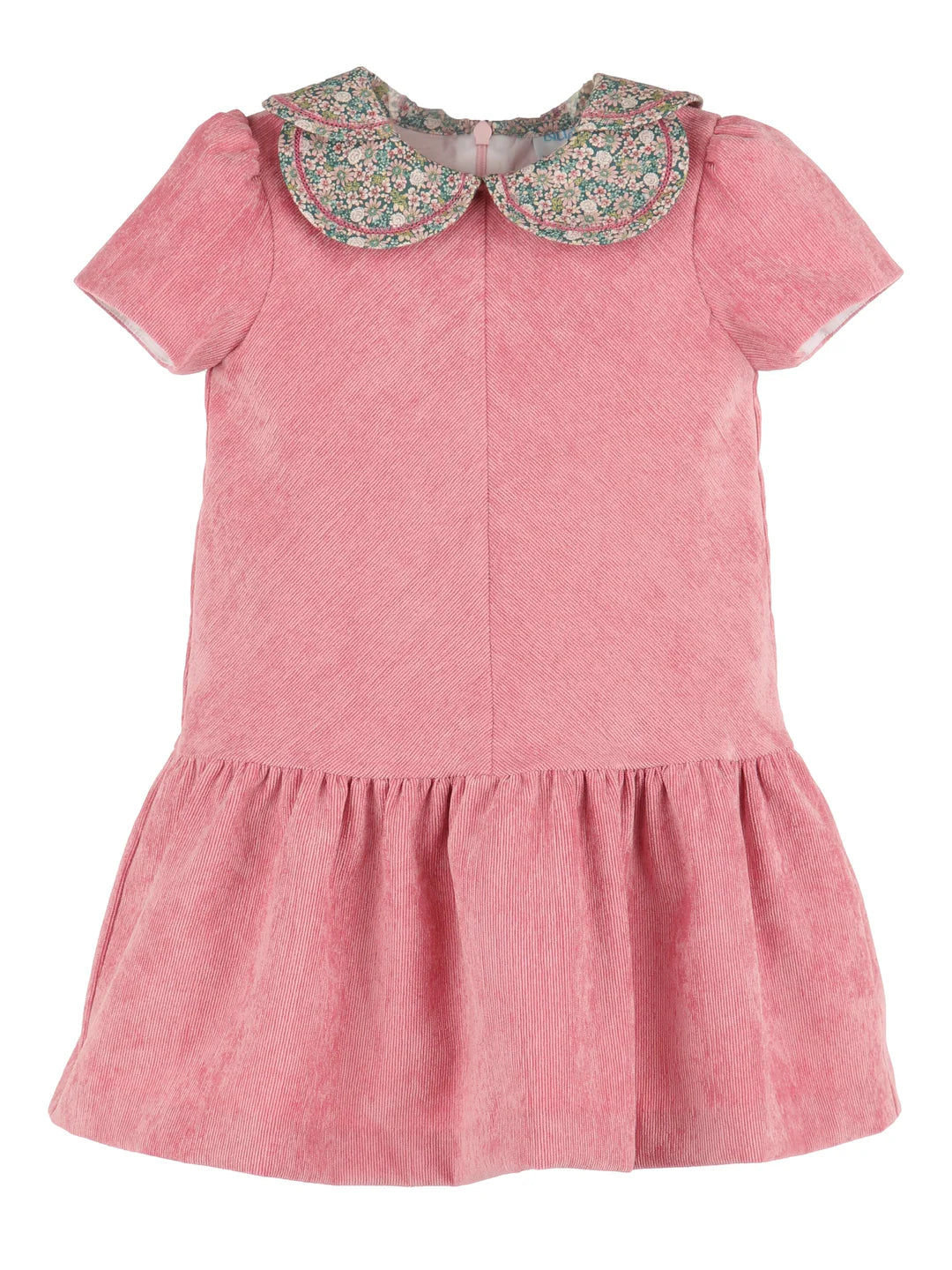 LULI & ME : CORD PETAL PRINT ROSE DRESS
