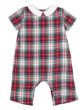 SOPHIE & LUCAS : GINGERBREAD PLAID BOY LONGALL RED