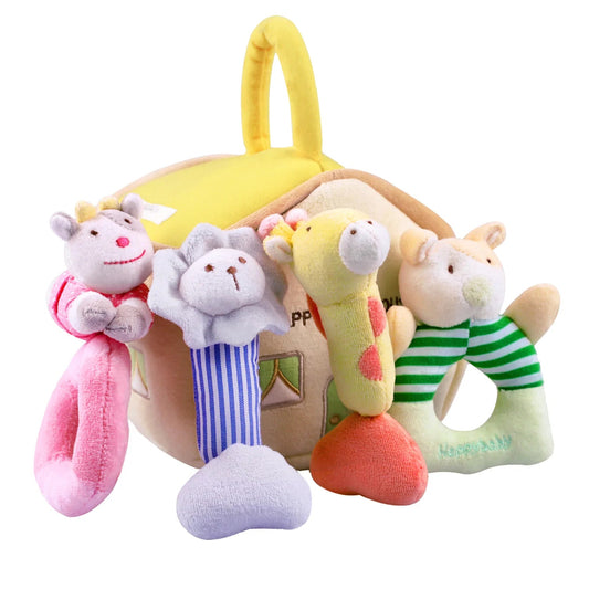 Plush Rattles in house