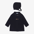 BABIDU: UNISEX 100% COTTON ACRYLIC KNITTED COAT + BONNET
