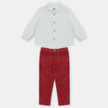 Martin Aranda : Boys Shirt & Pant Woven Cambridge