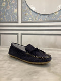 Leon Shoes: Navy Blue Swade