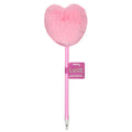 ISCREAM : PINK FURRY HEART PENS