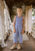 PAZ Rodriguez: Floral Blue Pant Romper