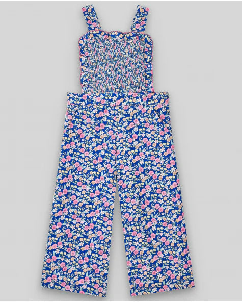 PAZ Rodriguez: Floral Blue Pant Romper