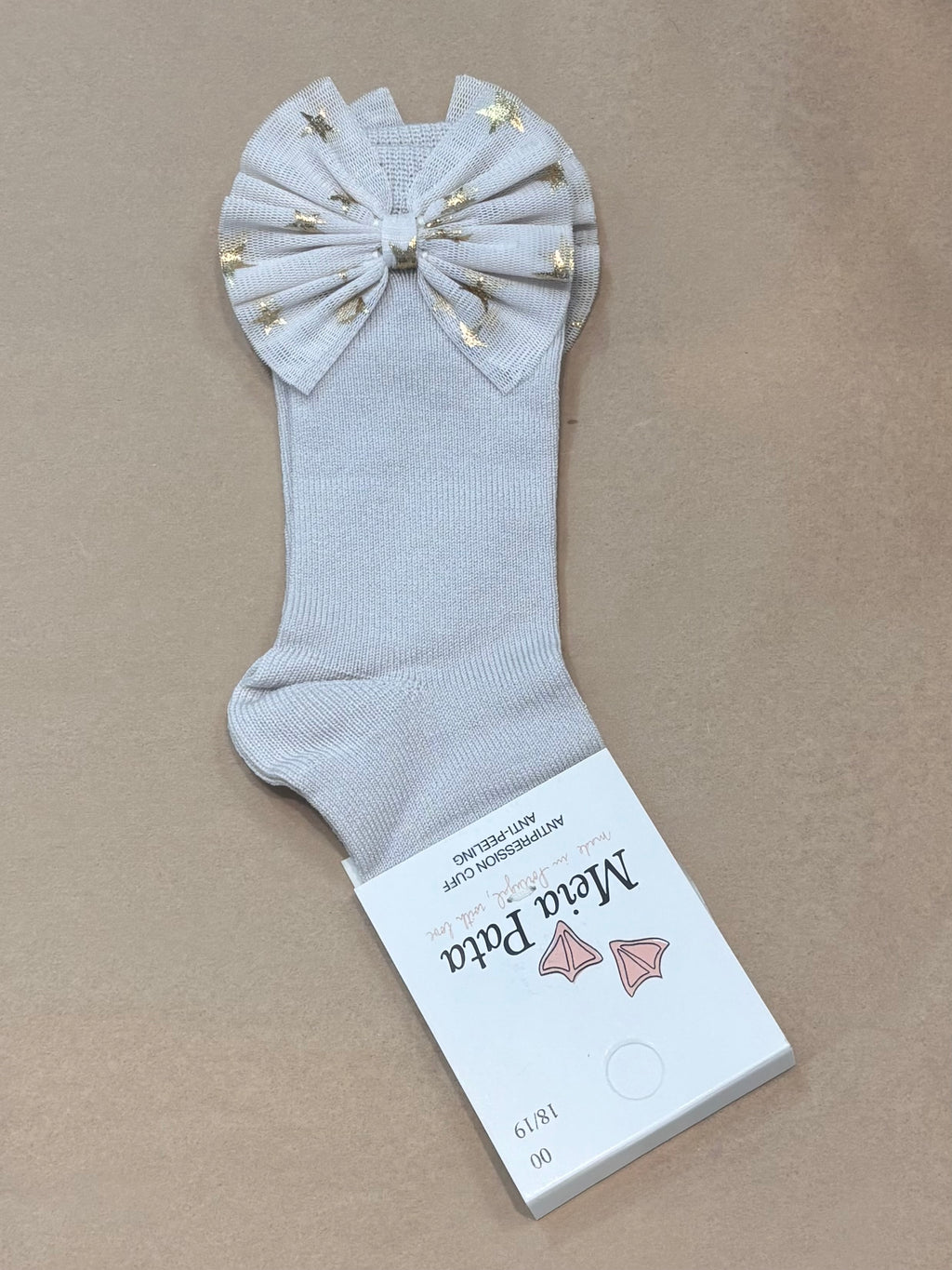 Meia Pata : Kneesocks Tulle w/stars bow