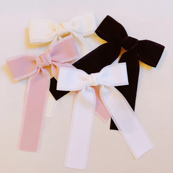 ELLISON + YOUNG: LOVELY EDGES BOW HAIR CLIP