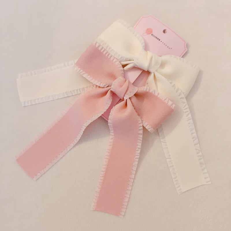 ELLISON + YOUNG: LOVELY EDGES BOW HAIR CLIP