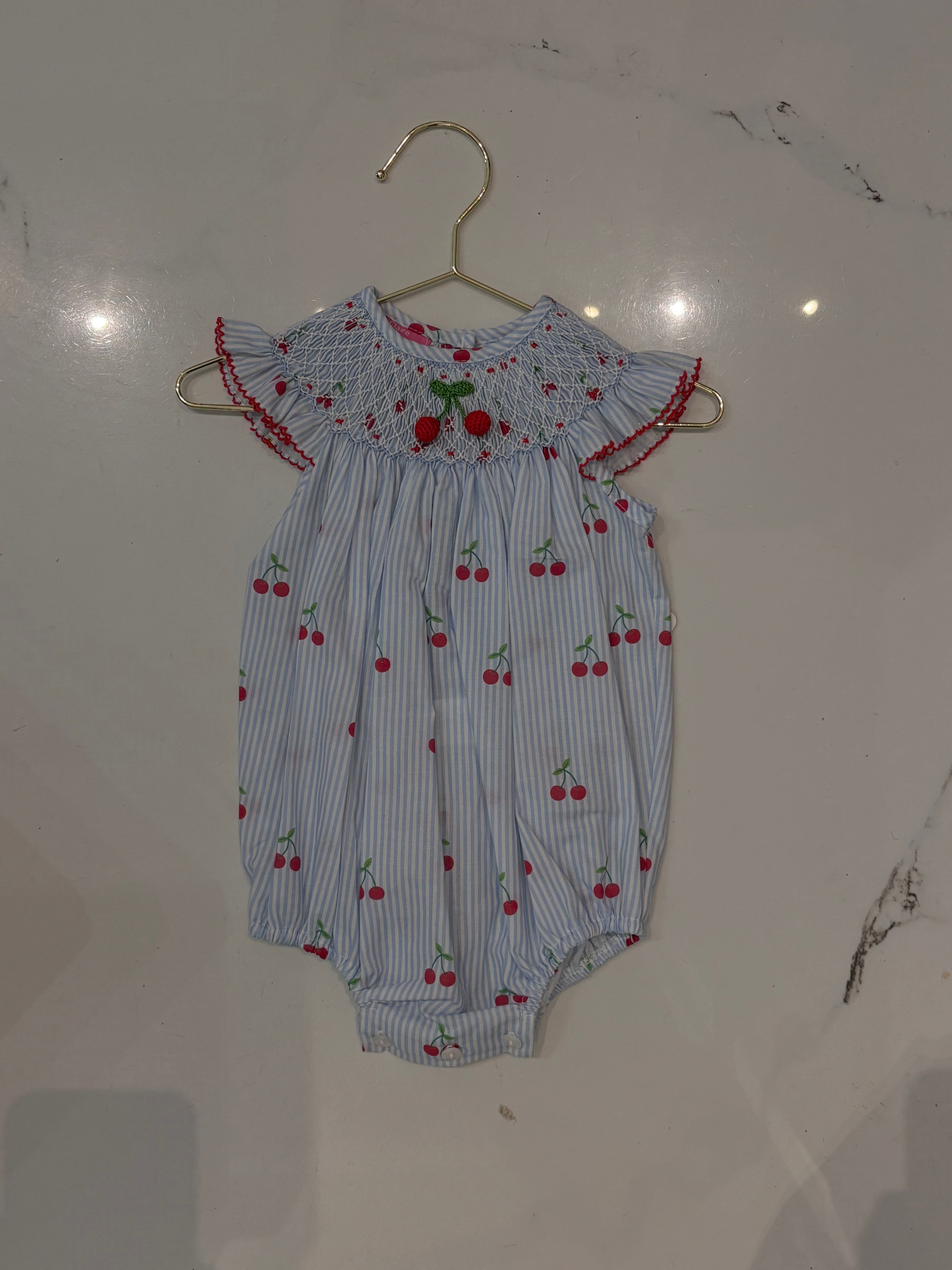 CLAIRE & CHARLIE : Cherry Romper