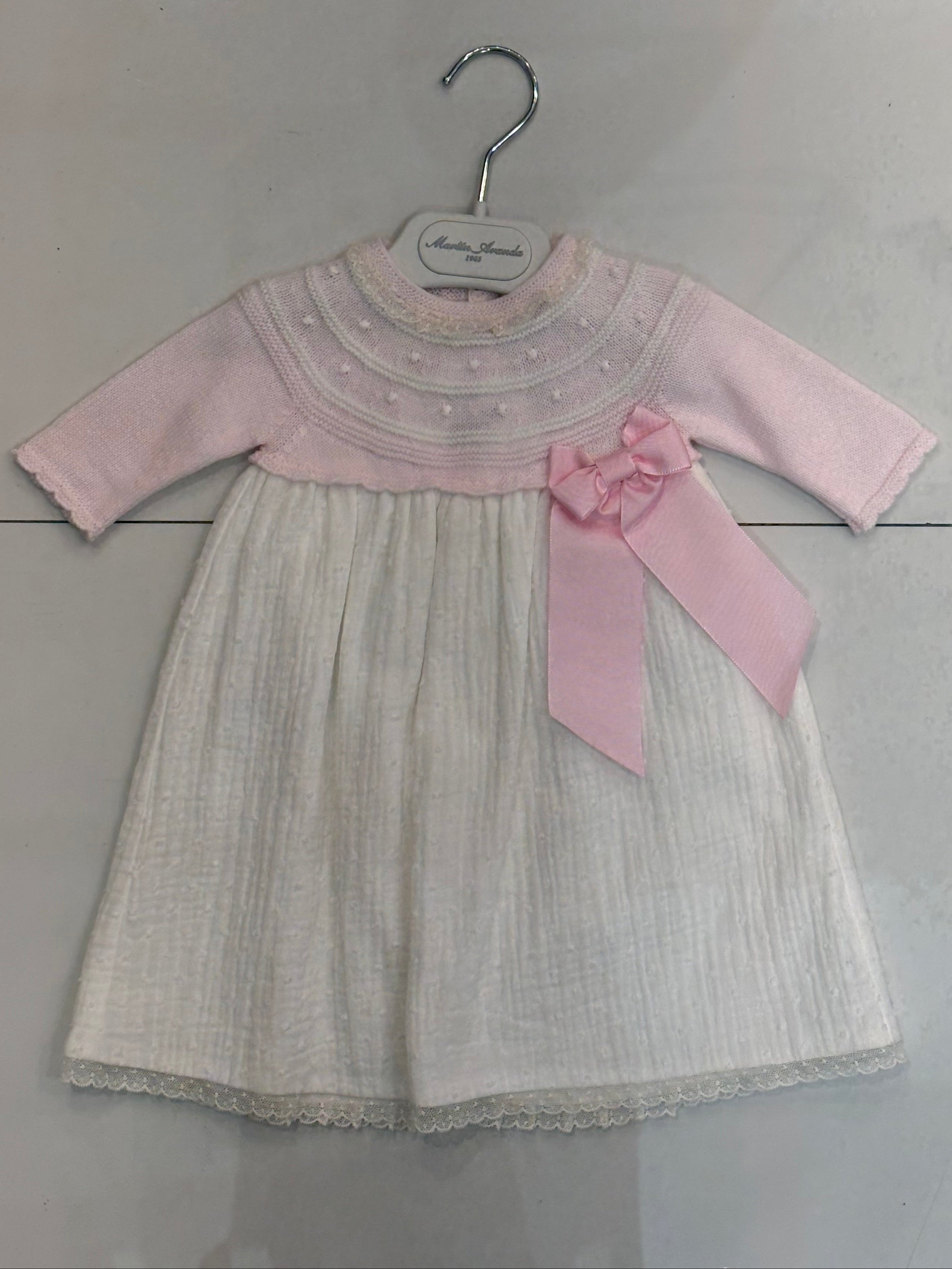 MARTIN ARANDA : KNIT WOVEN MIXED GOWN DOLCEZZA
