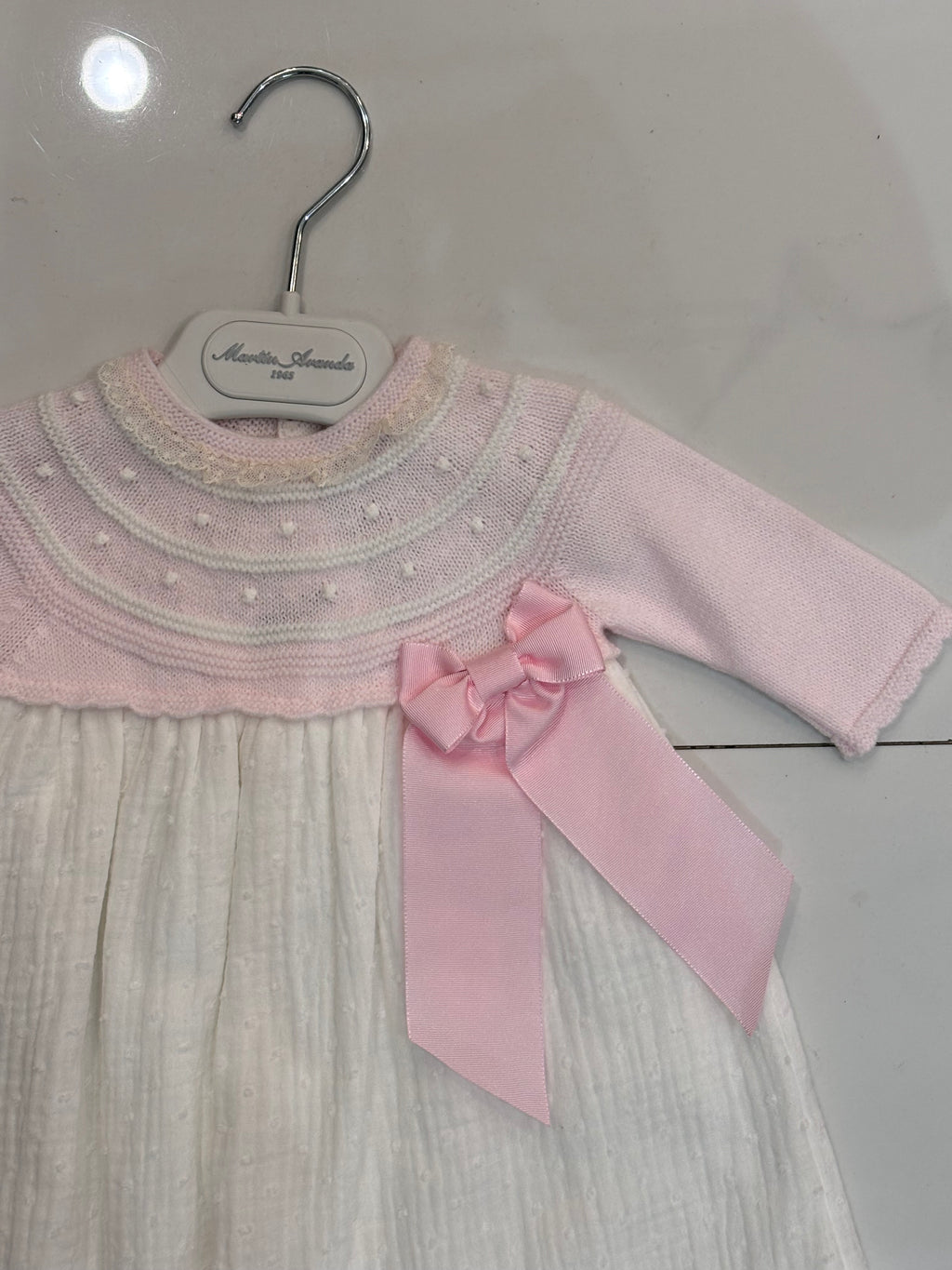 MARTIN ARANDA : KNIT WOVEN MIXED GOWN DOLCEZZA