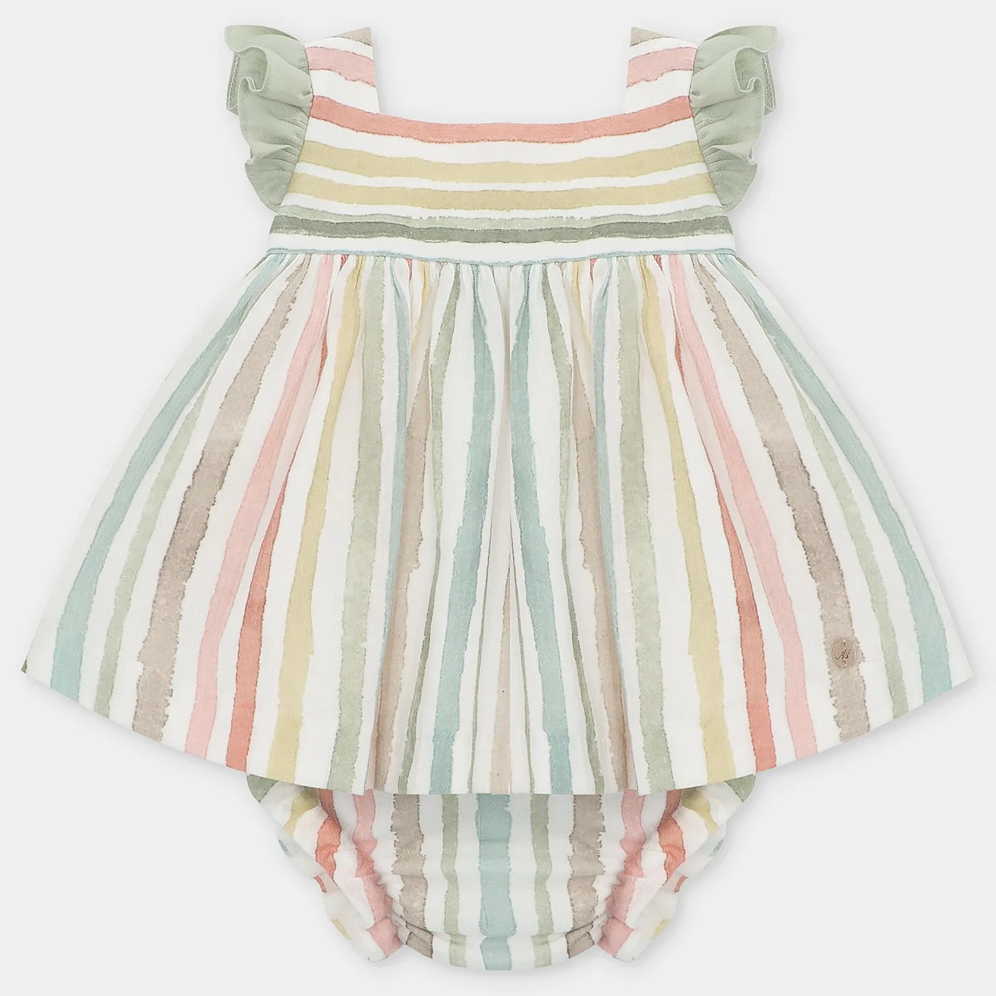 MARTIN ARANDA : DRESS & BLOOMER SET WOVEN FABRIC