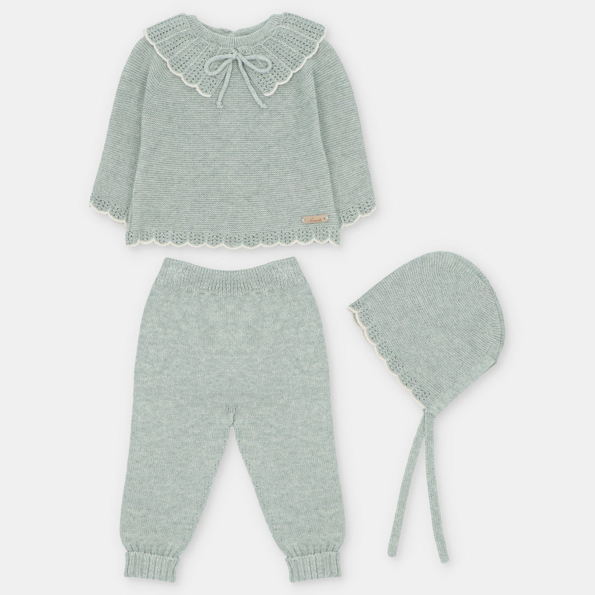 Martin Aranda : Set - Top, Leggings W/Feet & Bonnet