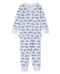 KISSY KISSY : TRAIN PAJAMA SET SNUG PRINT