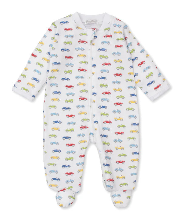 KISSY KISSY : CAR CENTRAL-FOOTIE W/ZIP PRT