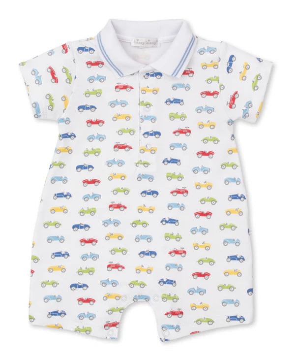 KISSY KISSY : CAR CENTRAL-SHORT PLAYSUIT PRINT