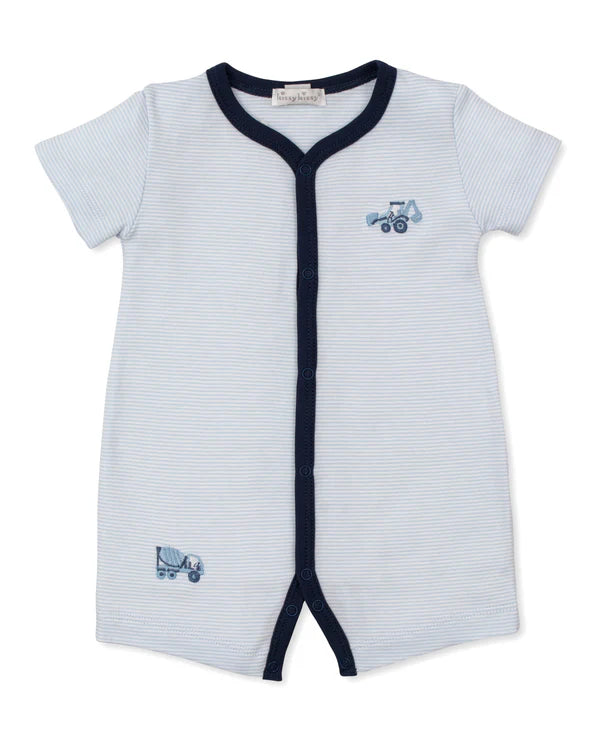 KISSY KISSY : CONSTRUCTION TRUCK-SHORT PLAYSUIT
