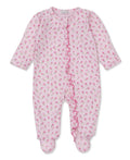 KISSY KISSY : TULIP BLOSSOMS-FOOTIE W/ZIP