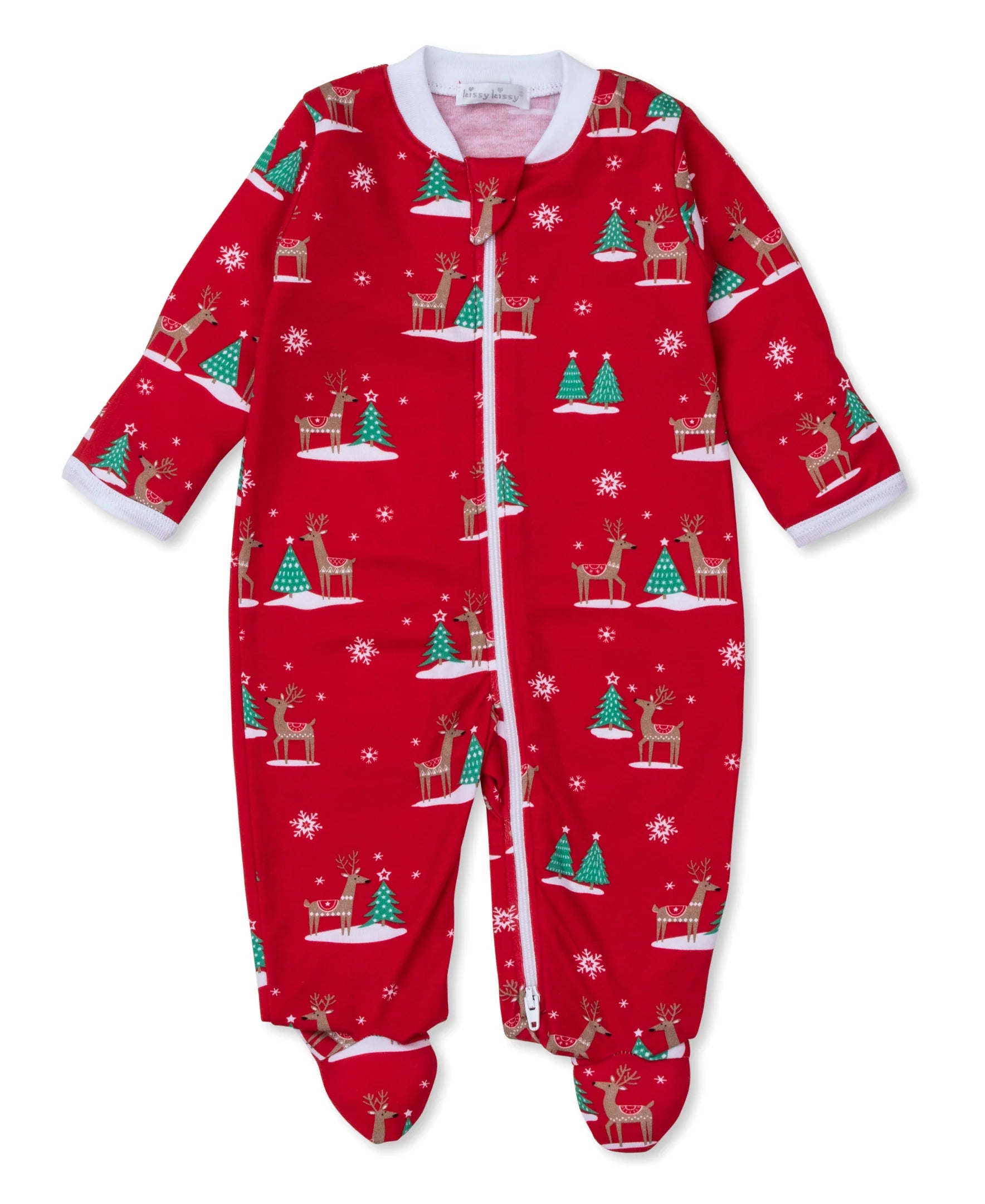 KISSY KISSY: CHRISTMAS FOOTIE W/ ZIP