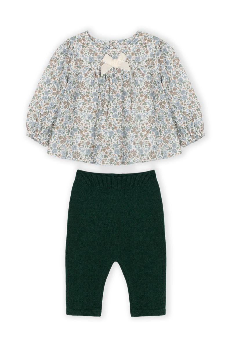 DR. KID : 2 PC SET - BLOUSE & LEGGINGS ENCHANTED FLOREST