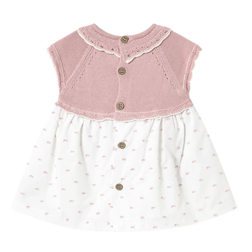 MAYORAL: KNIT COTTON DRESS