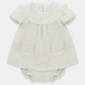 MARTIN ARANDA: DERBY BLOOMER & DRESS SET