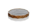 ZODAK: SAN RAMON WOOD & GRAY MARBLE BOARD-12", MIN. 2