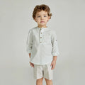 MARTIN ARANDA : WOVEN FABRIC SHIRT & PANT SET