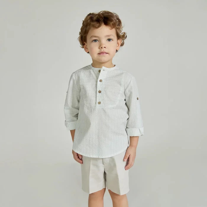MARTIN ARANDA : WOVEN FABRIC SHIRT & PANT SET
